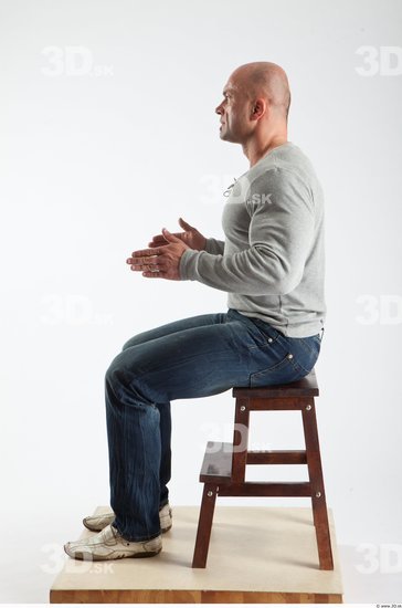 Whole Body Man Artistic poses White Casual Muscular