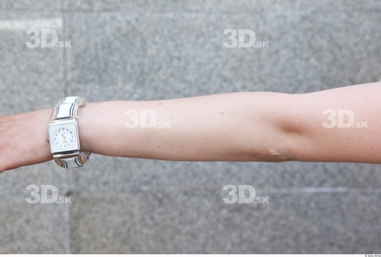 Forearm Woman Nude Casual Average Watch Street photo references