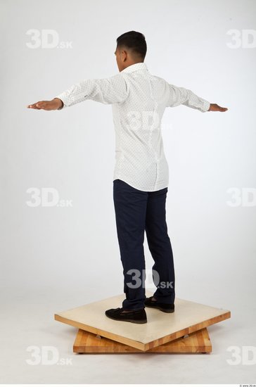 Whole Body T poses Black Formal Studio photo references