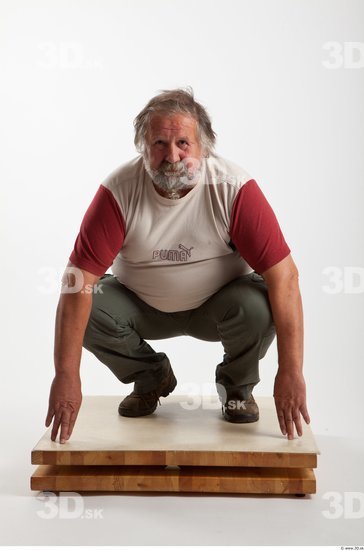 Whole Body Man Other White Casual Overweight Bearded