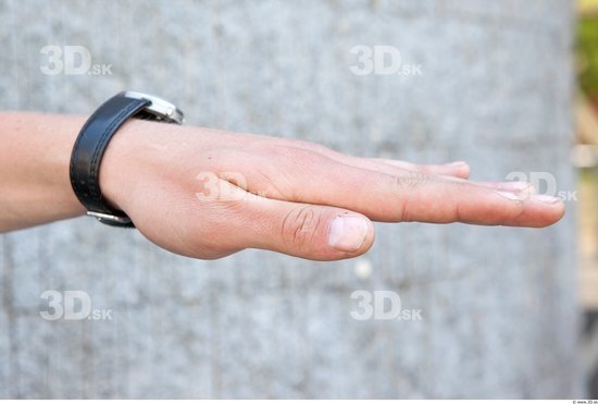 Hand Man White Casual Average Watch