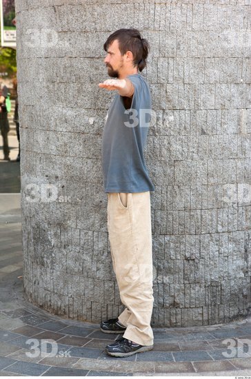 Whole Body T poses Casual Average Street photo references