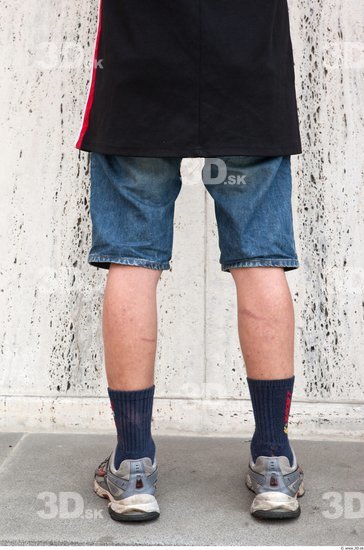 Leg Man White Casual Shorts Average