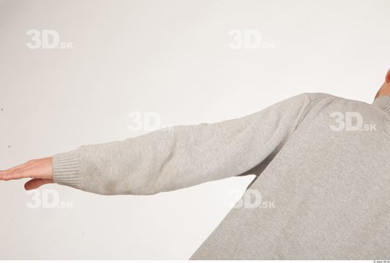 Arm Man Casual Sweater Studio photo references
