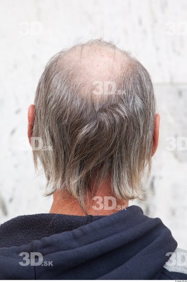 Head Man White Average Wrinkles