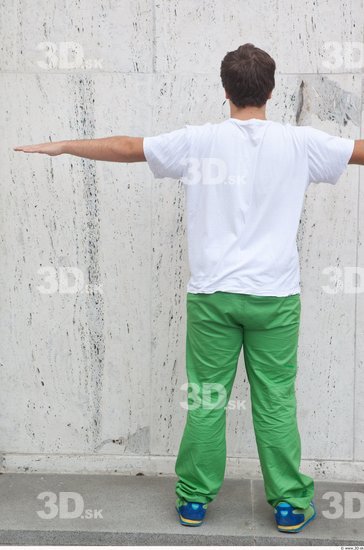 Whole Body Man T poses Casual Average Street photo references