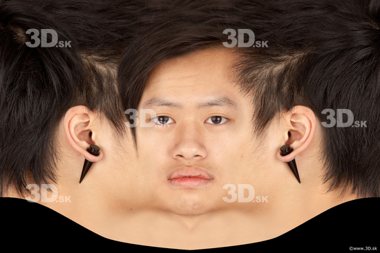 Head Man Asian Jewel Slim Head textures
