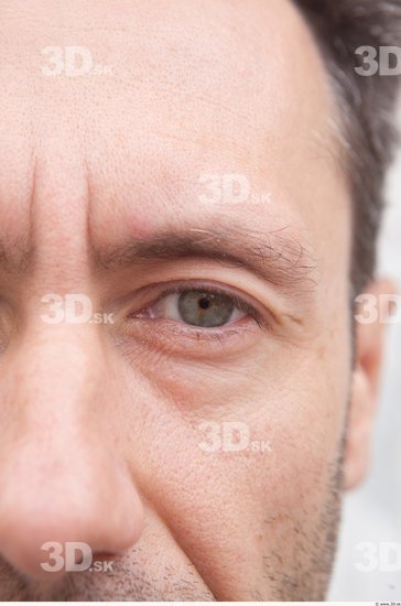 Eye Man White Average