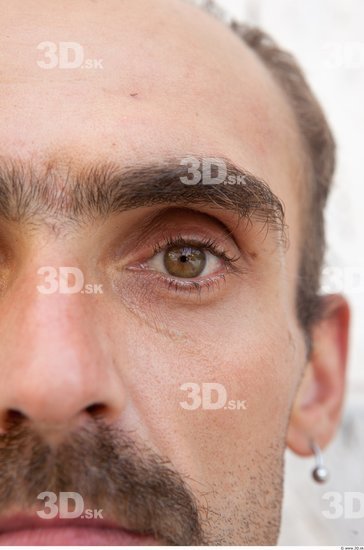 Eye Man White Average Bearded