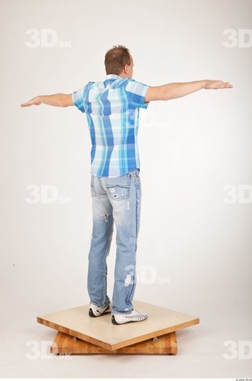 Whole Body Man T poses Casual Average Studio photo references