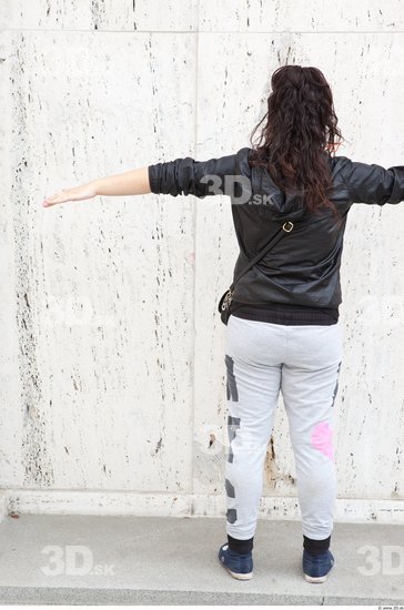 Whole Body Woman T poses White Casual Average