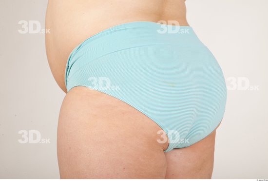 Bottom Woman Underwear Overweight Studio photo references