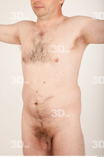 Upper Body Man Nude Average Studio photo references
