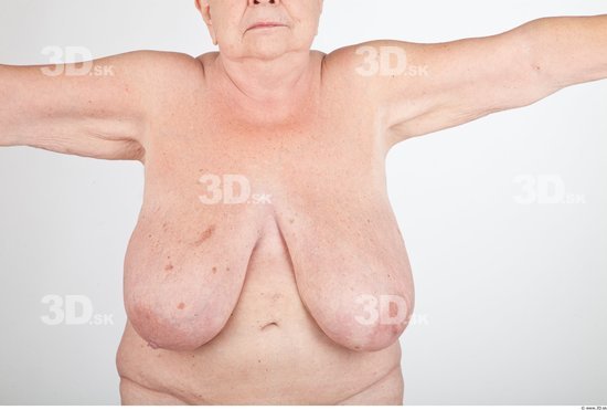 Breast Nude Overweight Wrinkles Studio photo references