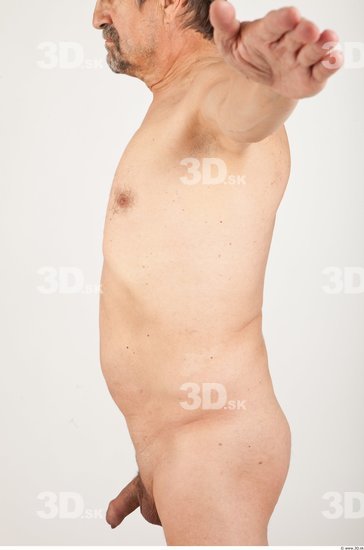 Upper Body Nude Average Studio photo references