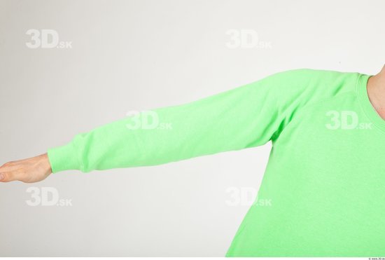 Arm Man Casual Sweater Athletic Studio photo references