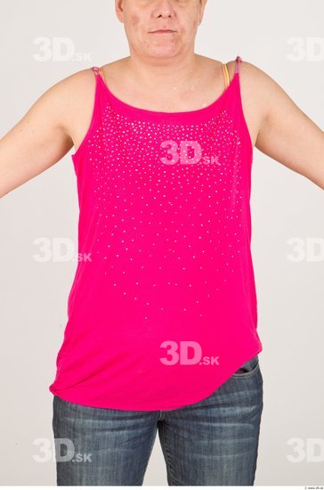 Upper Body Woman Casual Average Top Studio photo references