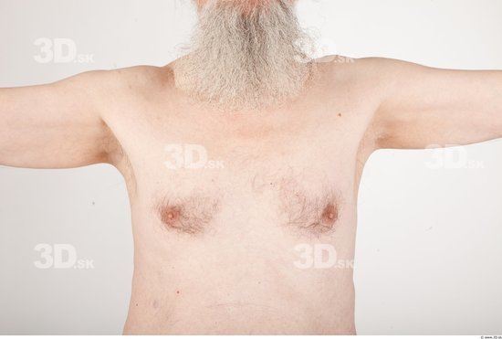 Breast Man Nude Average Wrinkles Studio photo references