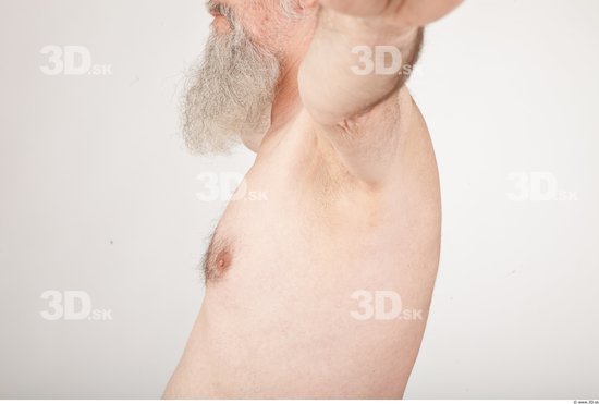 Chest Man Nude Average Wrinkles Studio photo references