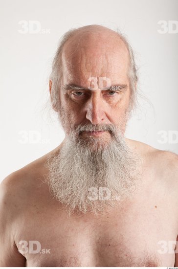Head Man Animation references White Average Wrinkles