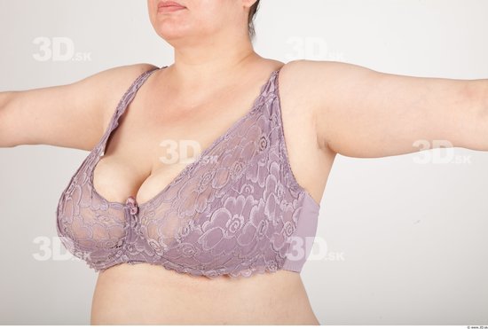 Breast Woman Underwear Bra Chubby Studio photo references