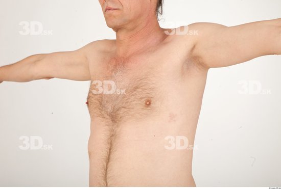 Chest Man Nude Average Studio photo references