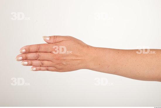 Hand Woman Nude Average Studio photo references