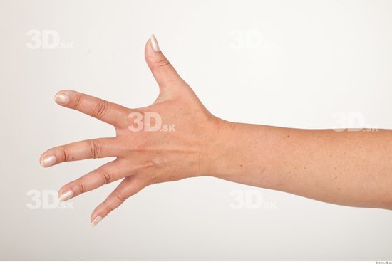 Hand Woman Nude Average Studio photo references