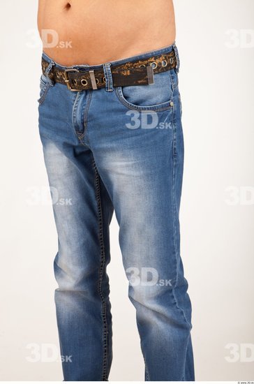 Thigh Man Casual Jeans Average Studio photo references