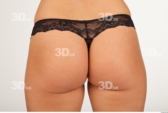 Bottom Hair Woman Underwear Slim Panties Studio photo references