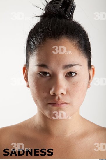 Head Emotions Woman Asian Slim