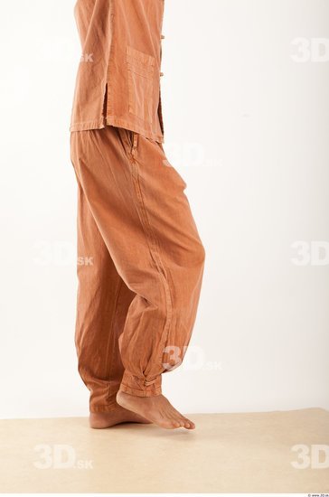 Leg Man Asian Historical Trousers Average Kneeling Bearded Studio photo references