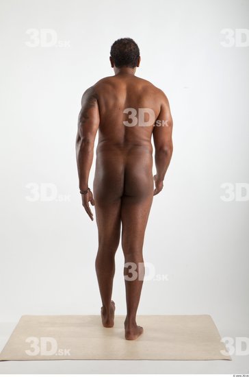 Whole Body Black Tattoo Nude Average Walking Studio photo references