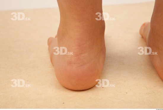 Foot Woman Nude Slim Studio photo references