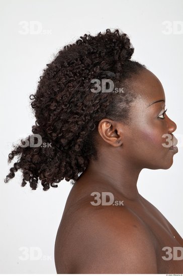 Head Woman Black Chubby 3D Models