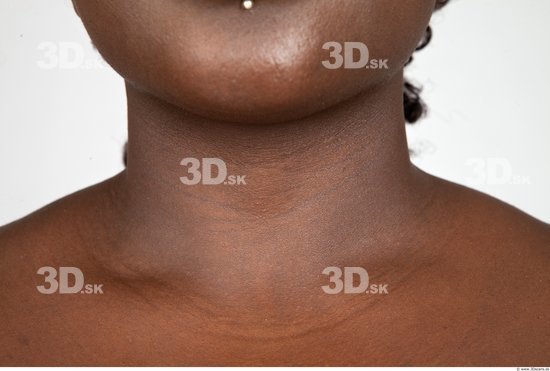 Head Woman Black Chubby 3D Models