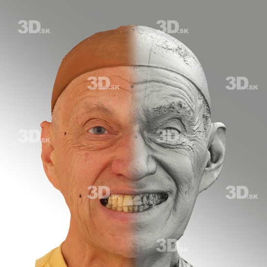 Head Emotions Man White Average 3D Phonemes And Emotions