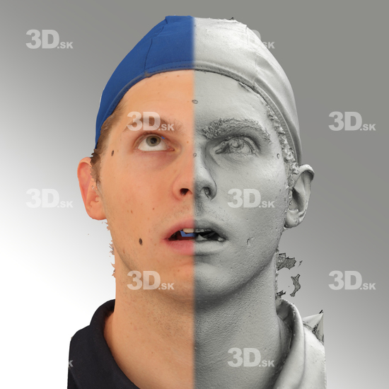 Man White 3D Scans