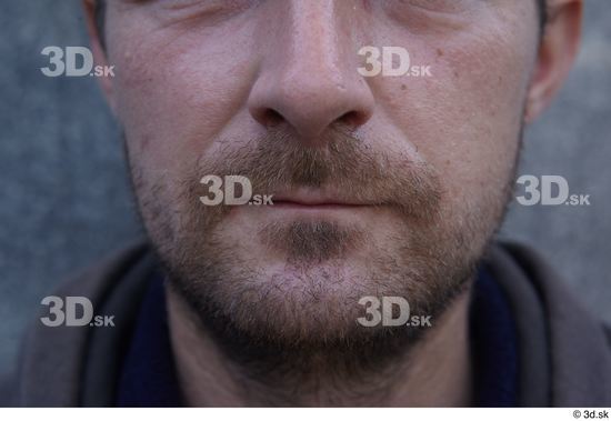 Nose Man White Casual Average Street photo references