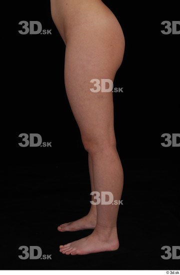 Leg Woman Nude Slim Studio photo references