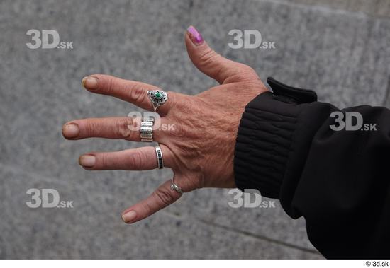 Hand Woman White Casual Slim Street photo references