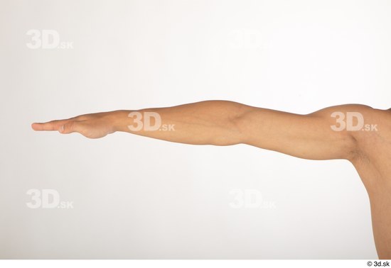 Arm Man White Nude Slim Studio photo references