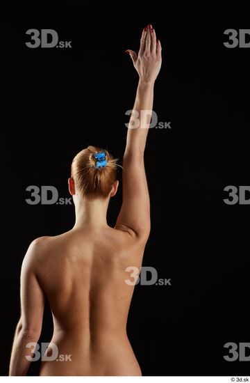 Arm Woman White Nude Slim Studio photo references