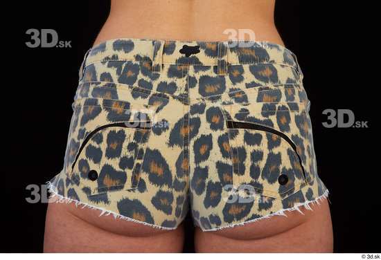 Hips Woman Shorts Slim Leopard