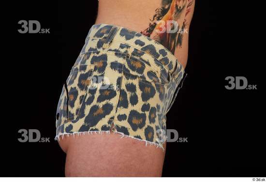 Hips Woman Shorts Slim Leopard