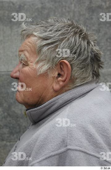 Head Man White Casual Overweight Street photo references