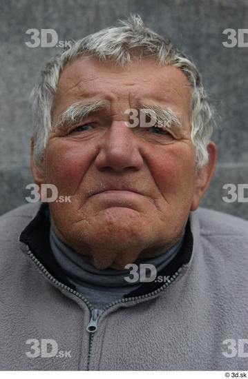 Head Man White Casual Overweight Street photo references