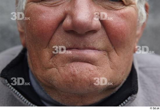 Mouth Man White Casual Overweight Street photo references