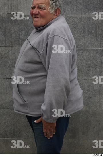 Arm Upper Body Man White Casual Overweight Street photo references