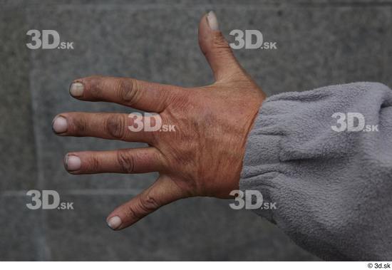 Hand Man White Casual Overweight Street photo references